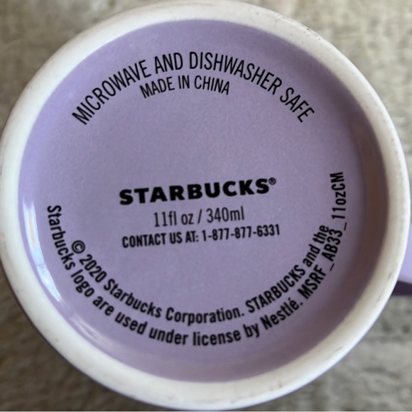 Starbucks 2020 Purple Swirl Christmas Mug - Picture 10 of 14